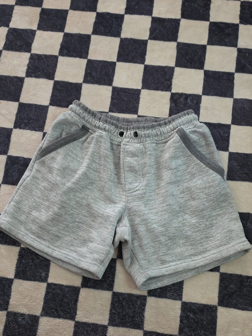 Kids Lightweight Gray Knit Shorts